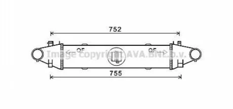 Інтеркулер AVA COOLING MSA4556