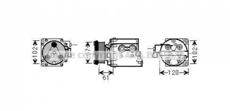 Компресор кондиціонера AVA COOLING FDAK436