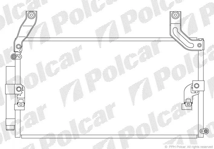 Радіатор кондиціонера POLCAR 8179K81K (фото 1)