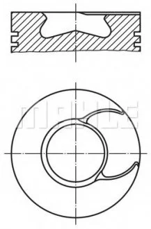 Поршень MAHLE / KNECHT 2136600