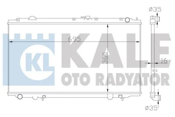 Теплообмінник KALE 363100 (фото 1)