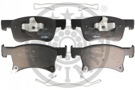 KLOCKI HAMULCOWE OPEL ADAM (M13), CORSA E (X15), CORSA E VAN (X15) VAUXHALL ADAM (M13), COR 12> PRZOD SZT OPTIMAL BP12698
