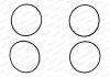 Прокладка колектора впускного VW Caddy III 1.6i 04-15 PAYEN JD6095 (фото 1)