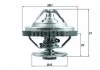 Thermostat, coolant MAHLE / KNECHT TX15879 (фото 1)