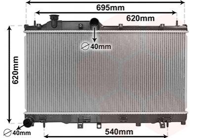 Heat Exchanger Van Wezel 51002113
