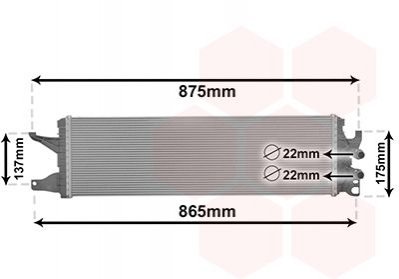 Heat Exchanger Van Wezel 58012722