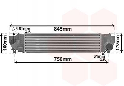 Heat Exchanger Van Wezel 06014702
