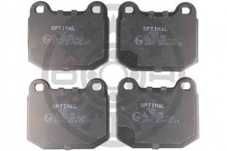Brake Pad Set OPTIMAL BP09164
