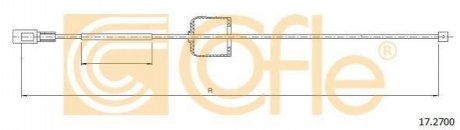 Трос ручника COFLE 17.2700