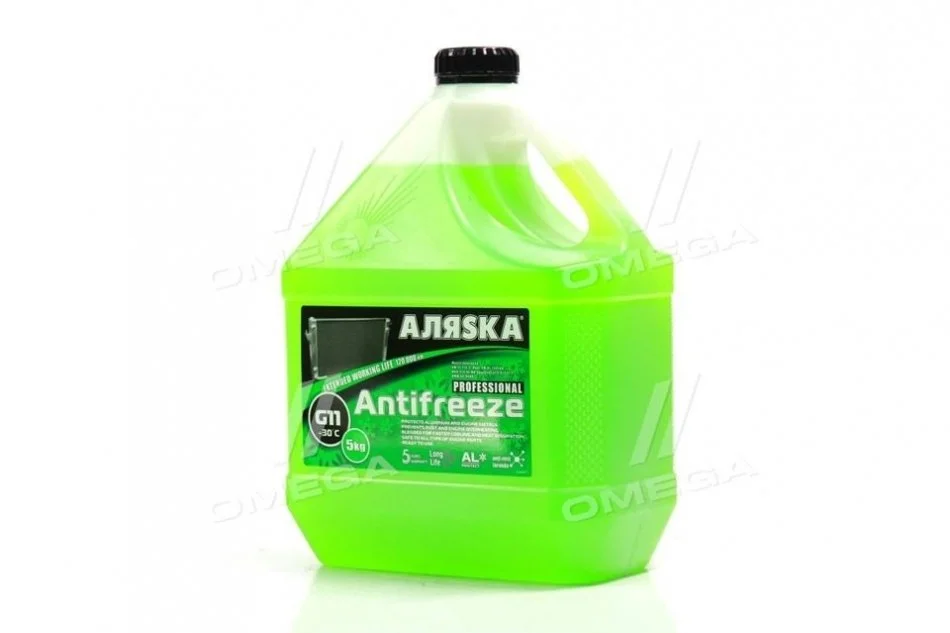 Антифриз Аляsка ANTIFREEZE-30 (зелений) 5кг АЛЯSКА 9008 (фото 1)