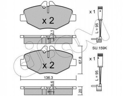 Автозапчастина CIFAM 8225620K