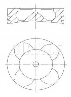 Поршень MAHLE / KNECHT 0121103