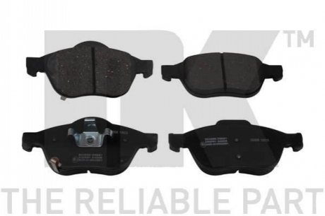 Гальмівні колодки, дискове гальмо (набір) NK 224566