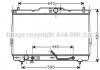 Радиатор охлаждения двигателя HYUNDAI SANTA FE 20TD AT 03-06 (Ava) AVA COOLING HY2114 (фото 1)