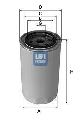 Гідрофільтр, автоматична коробка передач UFI 8005900