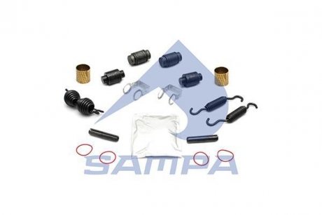 Brake shoe rep kit SAMPA 085510