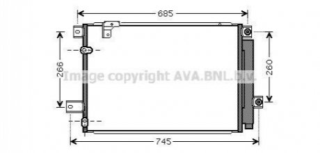 Автозапчасть AVA COOLING TOA5409D