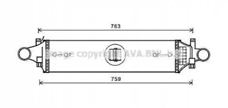 Автозапчасть AVA COOLING MSA4659