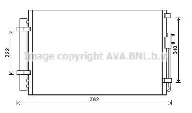 Автозапчасть AVA COOLING HY5344D