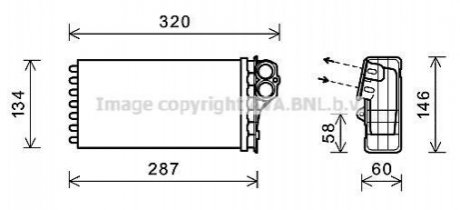 Автозапчасть AVA COOLING CNA6279