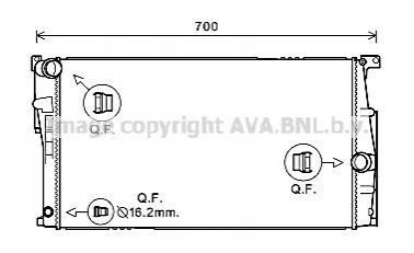 Автозапчасть AVA COOLING BW2453