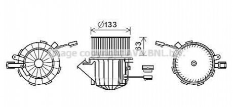 Автозапчасть AVA COOLING AI8394