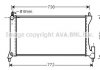 CHLODNICA OPEL AGILA A 00- AVA COOLING OLA2386 (фото 1)