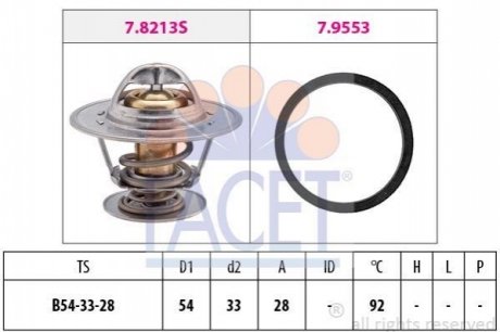 Термостат, охолоджувальна рідина FACET 78213