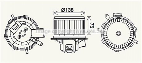 Автозапчасть AVA COOLING PE8406