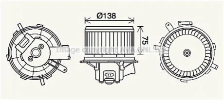 Автозапчасть AVA COOLING PE8406