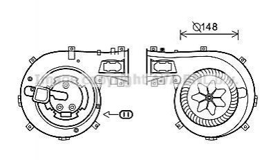 Автозапчасть AVA COOLING OL8630