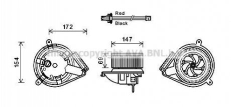 Автозапчасть AVA COOLING MS8617