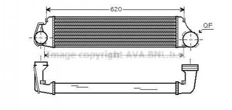 Інтеркулер AVA COOLING BW4282