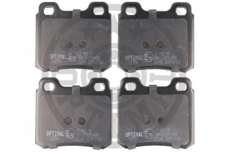 Колодки гальмівні (задні) Opel Astra F 91-01/Kadett E 86-91/Vectra A 88-95 OPTIMAL BP12059