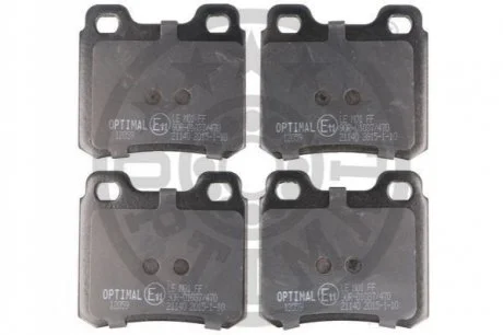 Колодки гальмівні (задні) Opel Astra F 91-01/Kadett E 86-91/Vectra A 88-95 OPTIMAL BP12059