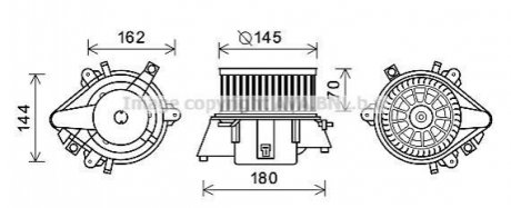 Автозапчасть AVA COOLING FT8438