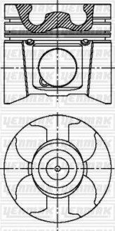 Поршень Renault Trafic/Master/Opel Vivaro 2.5CDTi (89.00mm/STD) YENMAK 3104159000