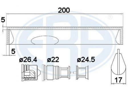 Автозапчасть ERA 668011