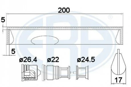 Автозапчастина ERA 668011