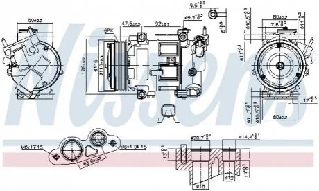 Автозапчасть NISSENS 890606