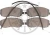 Колодки гальмівні (передні) Citroen C8/Peugeot 807 2.0/2.2 HDi 06- (Lucas) Q+ OPTIMAL BP12467 (фото 2)