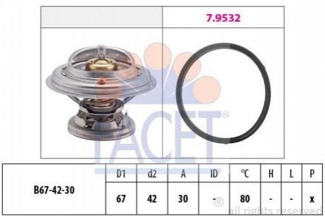 Термостат системи охолодження FACET 78271