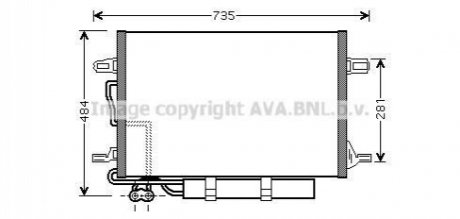 Автозапчасть AVA COOLING MSA5307D