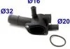 Фланец системы охлаждения VW Caddy III 1.9TDI/2.0SDI 04-10 (1210.19) MEAT&DORIA 93175 (фото 1)