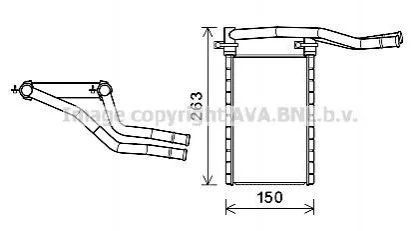 Автозапчасть AVA COOLING SZA6146