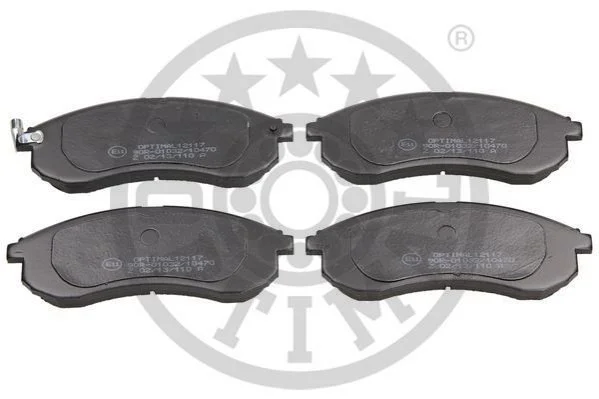 Колодки гальмівні (передні) Mitsubishi L200 2.5 TD 92-15 OPTIMAL BP12117 (фото 1)