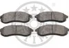 Колодки гальмівні (передні) Mitsubishi L200 2.5 TD 92-15 OPTIMAL BP12117 (фото 2)