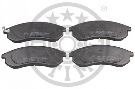 Колодки гальмівні (передні) Mitsubishi L200 2.5 TD 92-15 OPTIMAL BP12117