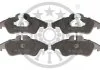 Колодки гальмівні (передні) VW LT 28-35 II/28-46 II 96-06 (без датчиків) OPTIMAL BP10050 (фото 1)