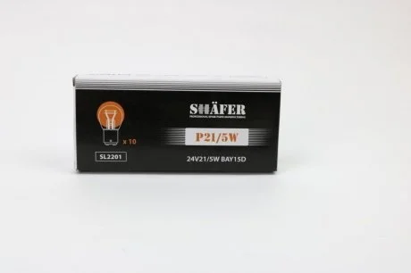 Лампа 24V 21/5W P21/5W BAY15d SHAFER SL2201